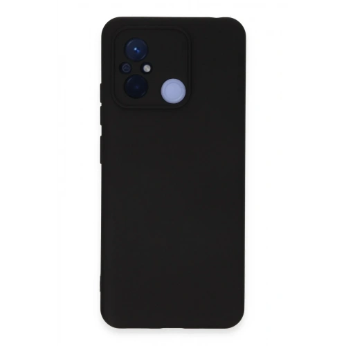 Mey İthalat®   Redmi 12C Kılıf Nano içi Kadife Silikon - Siyah