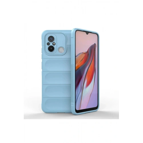 Mey İthalat®   Redmi 12C Kılıf Optimum Silikon - Sky Blue