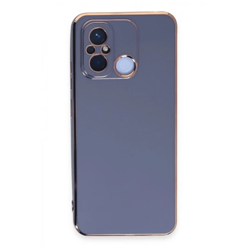 Mey İthalat®   Redmi 12C Kılıf Volet Silikon - Mavi