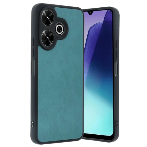 Mey İthalat®   Redmi 13 4G Kılıf Aras Deri Kapak - Açık Yeşil