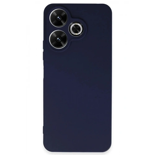 Mey İthalat®   Redmi 13 4G Kılıf First Silikon - Lacivert