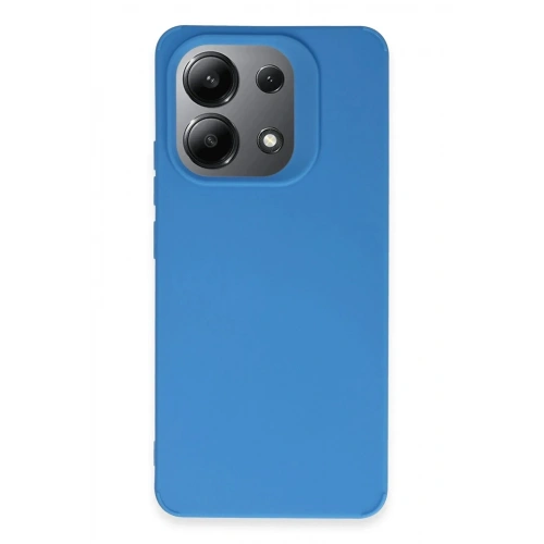 Mey İthalat®   Redmi 13 4G Kılıf First Silikon - Mavi