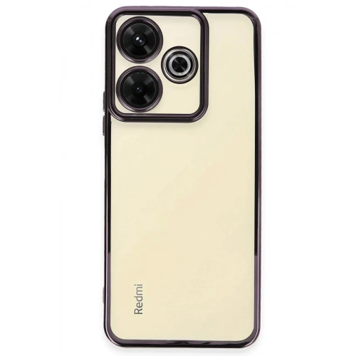 Mey İthalat®   Redmi 13 4G Kılıf  Lensli Silikon - Mor