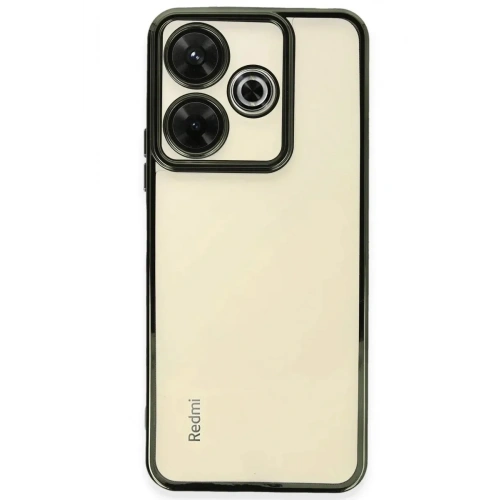 Mey İthalat®   Redmi 13 4G Kılıf  Lensli Silikon - Yeşil