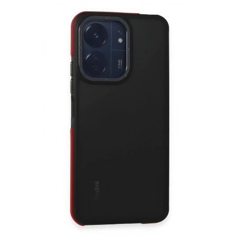 Mey İthalat®   Redmi 13C Harvel Kapak - Kırmızı