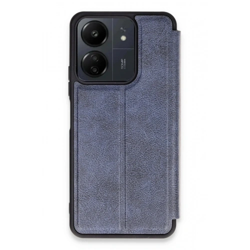 Mey İthalat®   Redmi 13C Kılıf Flip Cover - Lacivert