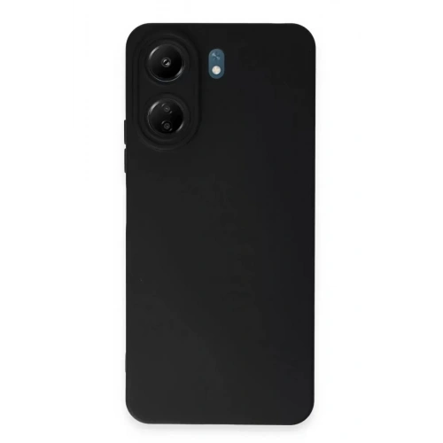 Mey İthalat®   Redmi 13C Kılıf Nano içi Kadife Silikon - Siyah