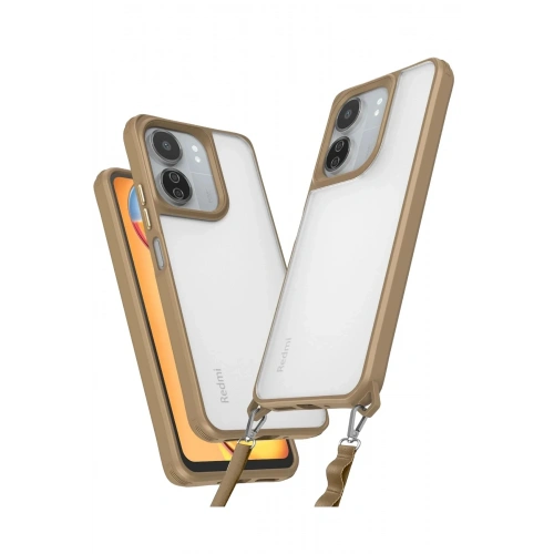Mey İthalat®   Redmi 13C Kılıf Penta Silikon Kılıf - Çöl Titanyum