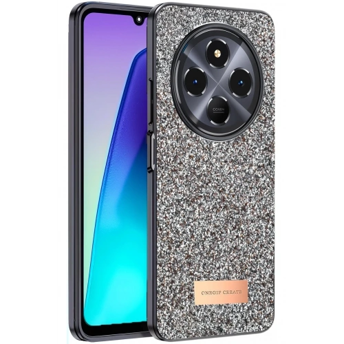 Mey İthalat®   Redmi 14C Bright Simli Kapak - Gold