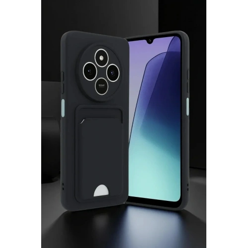 Mey İthalat®   Redmi 14C Kelvin Kartvizitli Silikon - Açık Yeşil