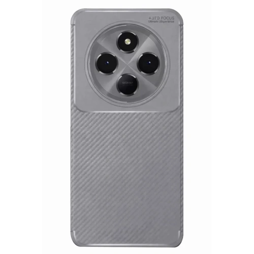 Mey İthalat®   Redmi 14C Kılıf Auto Focus Karbon Kapak - Gri