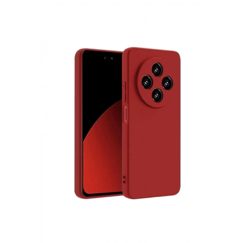 Mey İthalat®   Redmi 14C Kılıf First Silikon - Kırmızı
