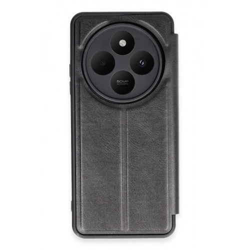 Mey İthalat®   Redmi 14C Kılıf Flip Cover - Siyah