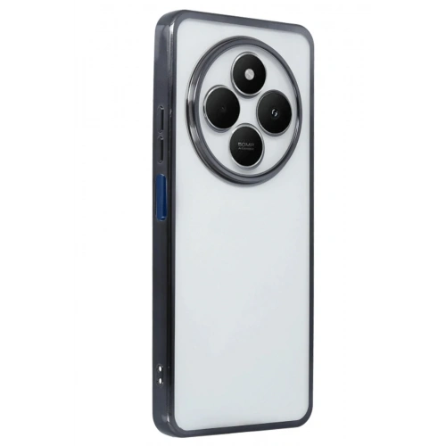 Mey İthalat®   Redmi 14C Kılıf  Lensli Silikon - Siyah