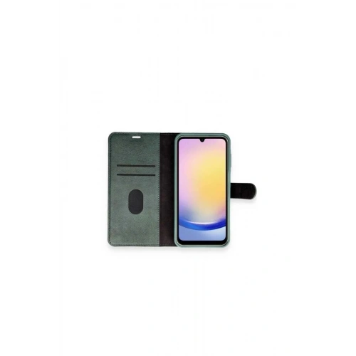 Mey İthalat®   Redmi 14C Kılıf Trend S Plus Kapaklı Kılıf - Yeşil