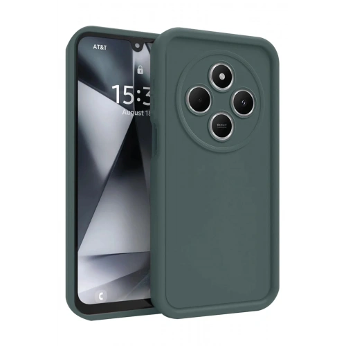 Mey İthalat®   Redmi 14C Kılıf Viera Silikon - Koyu Yeşil