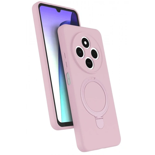 Mey İthalat®   Redmi 14C Regal Magsafe Standlı Kapak - Açık Pembe