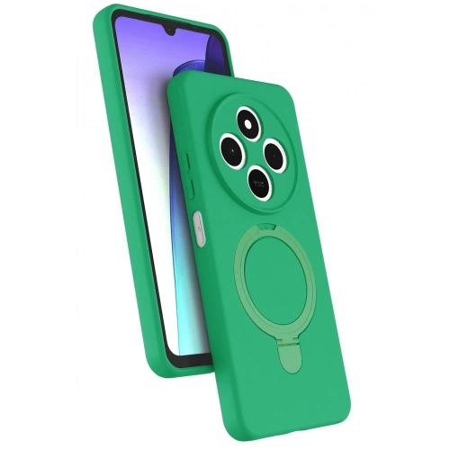 Mey İthalat®   Redmi 14C Regal Magsafe Standlı Kapak - Yeşil