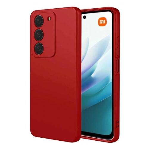 Mey İthalat®   Redmi 15 4G First Silikon - Kırmızı