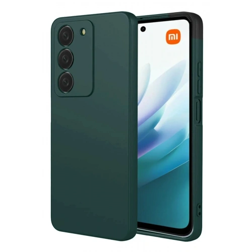 Mey İthalat®   Redmi 15 4G First Silikon - Koyu Yeşil