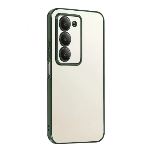 Mey İthalat®   Redmi 15 4G  Lensli Silikon - Yeşil
