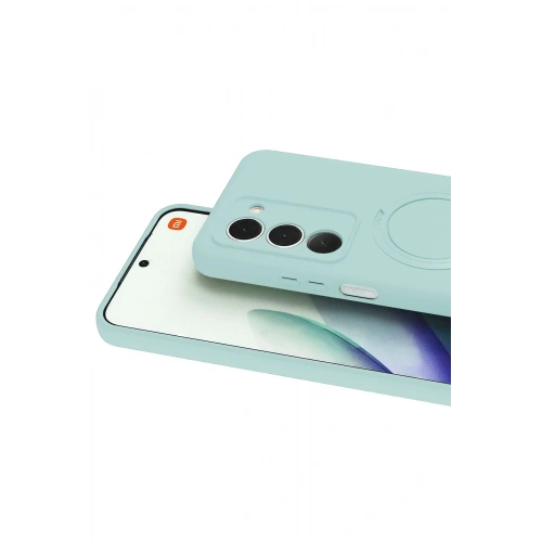 Mey İthalat®   Redmi 15 4G Regal Magsafe Standlı Kapak - Su Yeşili