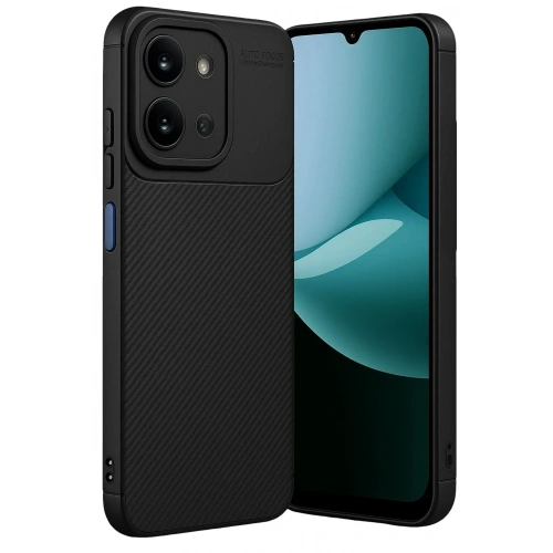 Mey İthalat®   Redmi 15C 4G Auto Focus Karbon Kapak - Siyah