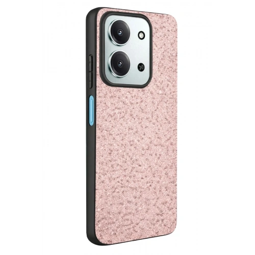 Mey İthalat®   Redmi 15C 4G Bright Simli Kapak - Pembe