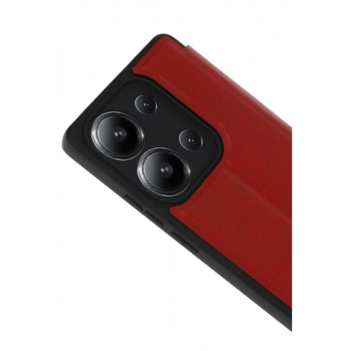 Mey İthalat®   Redmi 15C 4G Flip Cover - Kırmızı