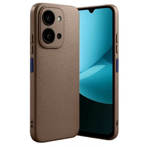Mey İthalat®   Redmi 15C 4G Thermax Silikon Kılıf - Kahverengi