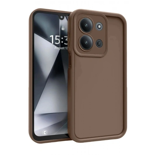 Mey İthalat®   Redmi 15C 4G Viera Silikon - Kahverengi