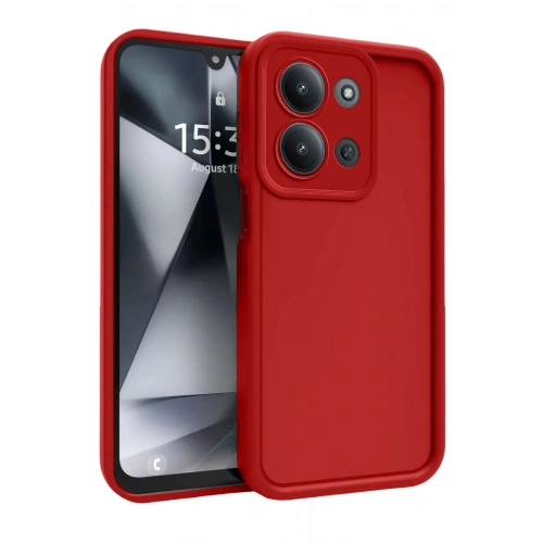 Mey İthalat®   Redmi 15C 4G Viera Silikon - Kırmızı