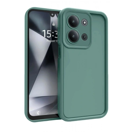 Mey İthalat®   Redmi 15C 4G Viera Silikon - Koyu Yeşil