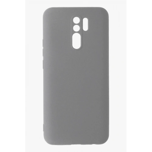 Mey İthalat®   Redmi 9 Kılıf Nano içi Kadife Silikon - Gri