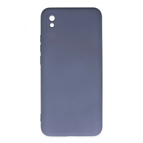 Mey İthalat®   Redmi 9A Kılıf Nano içi Kadife Silikon - Gri