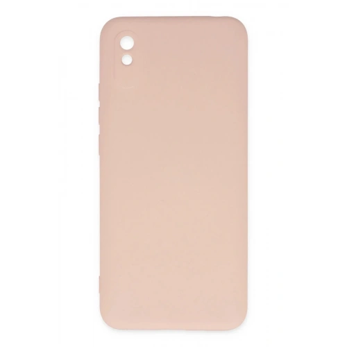 Mey İthalat®   Redmi 9A Kılıf Nano içi Kadife Silikon - Pudra