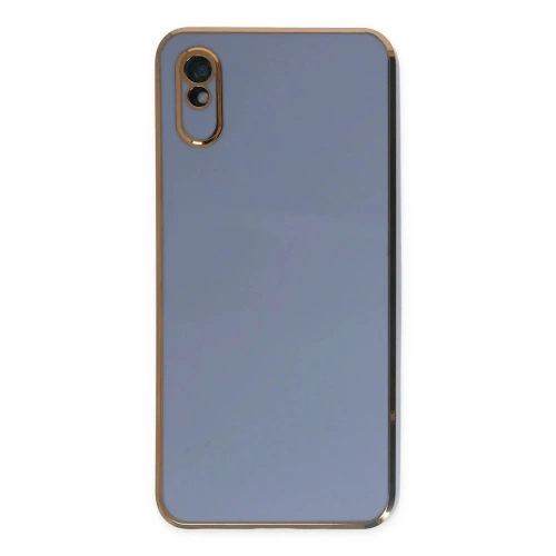 Mey İthalat®   Redmi 9A Kılıf Volet Silikon - Mavi