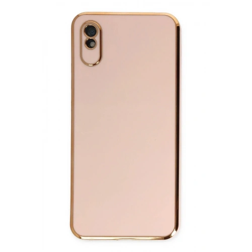 Mey İthalat®   Redmi 9A Kılıf Volet Silikon - Pembe