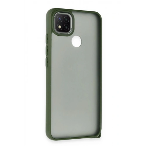 Mey İthalat®   Redmi 9C Kılıf Elegant Kapak - Yeşil