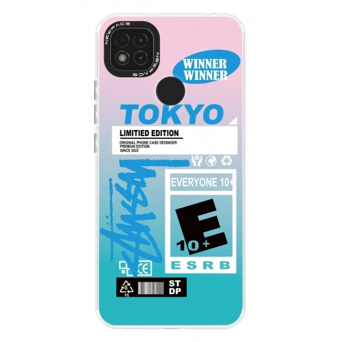 Mey İthalat®   Redmi 9C Kılıf Estoril Desenli Kapak - Estoril - 1