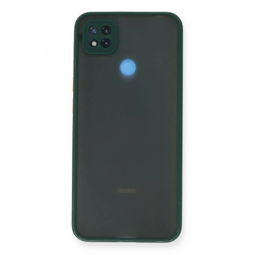 Mey İthalat®   Redmi 9C Kılıf Montreal Silikon Kapak - Yeşil