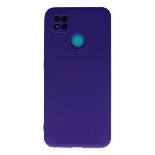Mey İthalat®   Redmi 9C Kılıf Nano içi Kadife Silikon - Mor