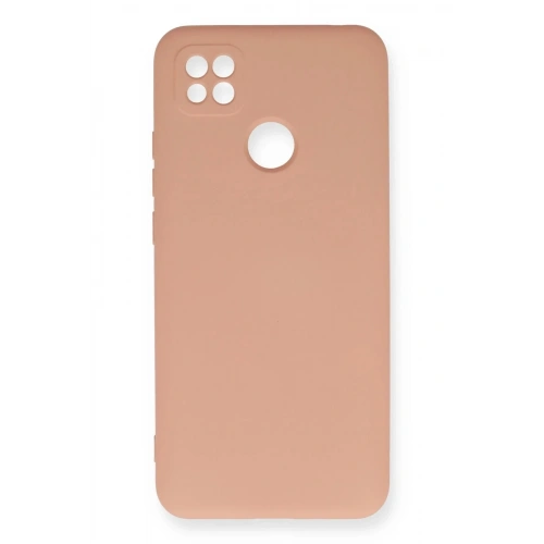 Mey İthalat®   Redmi 9C Kılıf Nano içi Kadife Silikon - Pudra
