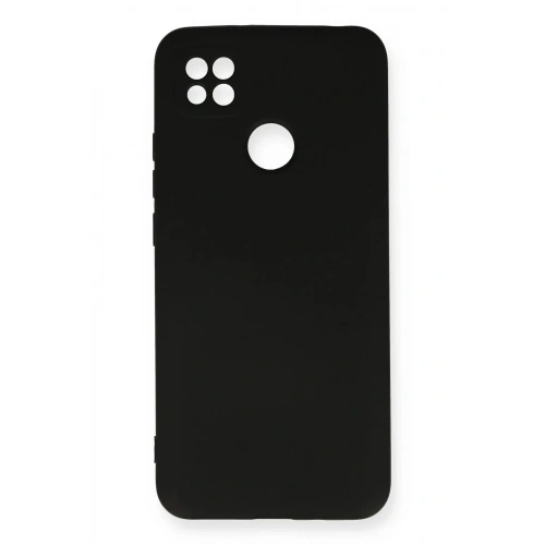 Mey İthalat®   Redmi 9C Kılıf Nano içi Kadife Silikon - Siyah