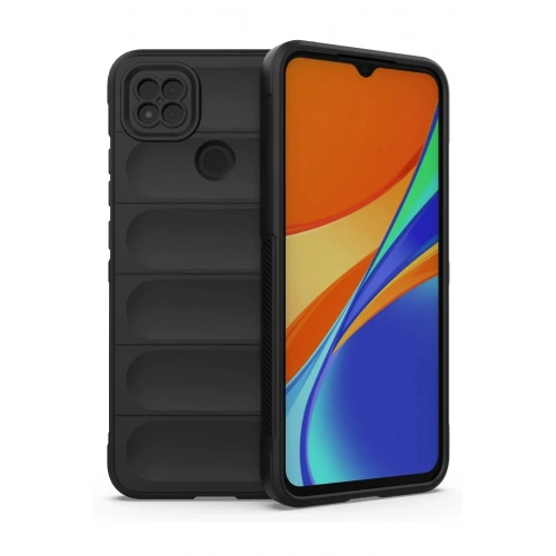 Mey İthalat®   Redmi 9C Kılıf Optimum Silikon - Siyah