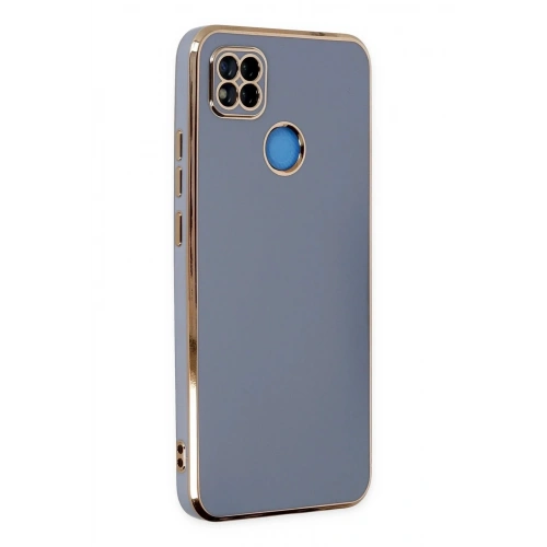 Mey İthalat®   Redmi 9C Kılıf Volet Silikon - Mavi