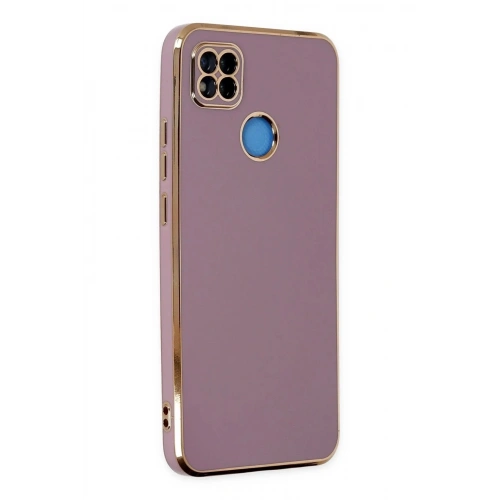 Mey İthalat®   Redmi 9C Kılıf Volet Silikon - Mor