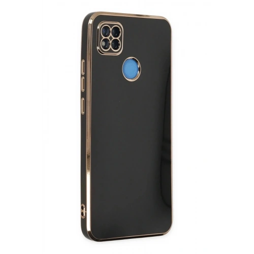 Mey İthalat®   Redmi 9C Kılıf Volet Silikon - Siyah