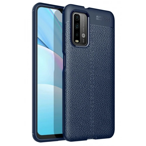 Mey İthalat®   Redmi 9T Kılıf Auto Focus Kapak - Lacivert