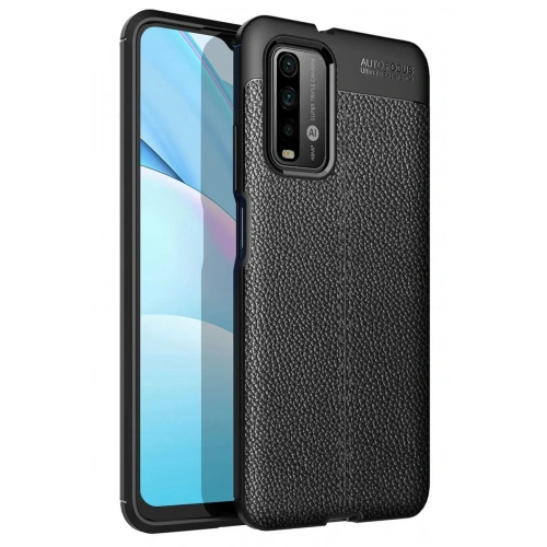 Mey İthalat®   Redmi 9T Kılıf Auto Focus Kapak - Siyah